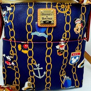 Disney Dooney and Bourke Disney Cruise Line Charms Crossbody